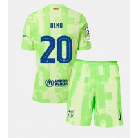 Barcelona Dani Olmo #20 3rd trikot Kinder 2024-25 Kurzarm (+ Kurze Hosen)